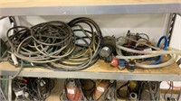 Multiple Small Pumps, Fittings, Garden Hoses