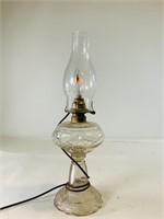 Corded converted oil lamp