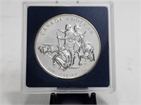 1990 Canada Silver $1 Brilliant Unc Capsule Kelsey