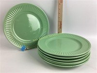 Royal Norfolk dinner plates in Sage Green (7)