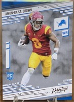 Amon-Ra St. Brown 2021 Prestige Rookie