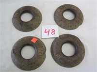2 Pair of Steel Quoits