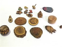 16+ Wood Gourd Leather Pins Samples Box +
