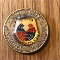 US Army Materiel Command Challenge Coin