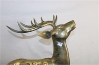 Large Brass Deer /  28"Appx