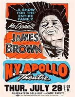James Brown Poster-Apollo Theatre - REPRINT