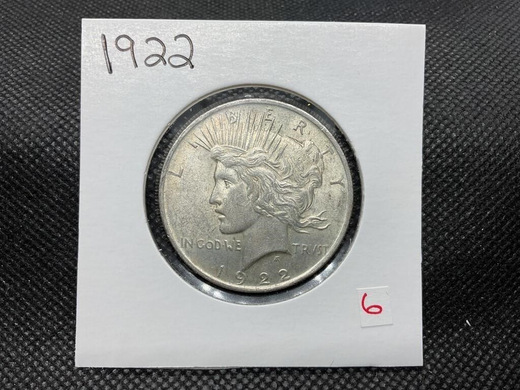 1922 PEACE DOLLAR