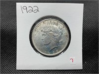 1922 PEACE DOLLAR