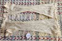 3/4 Length Crocheted Antique Mitts (fingerless)
