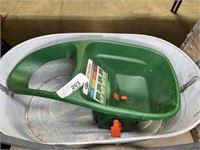 Seed Spreader & Galvanized Bucket