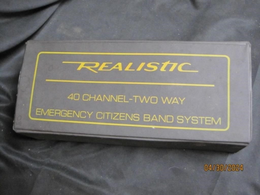 Realistic 40 Channel Two Way Emergency Citizens