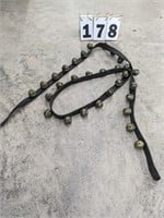 Horse Bells, Leather Strap, 6' Length