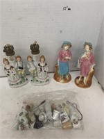 Figurines, Lamps, Thimbles