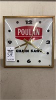 319. Poulan Chain Saw Clock