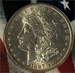 1887-O Morgan Silver Dollar MS64 Collectible COIN