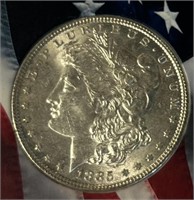 1885-P Morgan Silver Dollar MS64 Collectible COIN