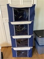 4 collapsible storage boxes