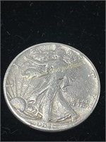1941 Silver Walking Half Dollar VG