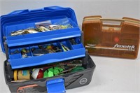 Two Fishing Tackle Boxes with Contents