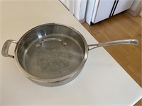 Cuisinart Stainless Large Lidded Frying Pan