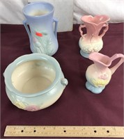 Vintage Hull Pottery, Four Pieces