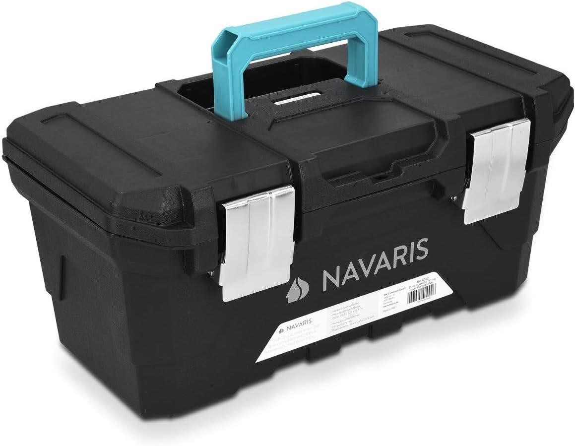 Navaris Tool Box 16 Inch - 40cm Rugged Plastic