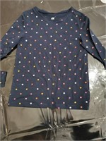 New (Size 4-6 )H&M long sleeve girl stars shirt
