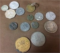 Tax coins, advertising, Lucky coin, foreign
