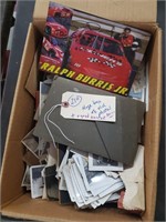 Huge box of old photos + Ray Burris nascar signed