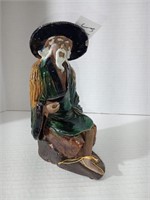 Vintage Chinese Mud man. Head is disconnected.