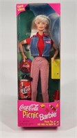 MATTEL COCA COLA PICNIC BARBIE DOLL NIB