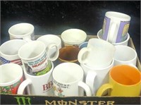 Large group of coffee cups