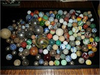Old marbles! This lot includes various marbles