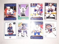 Lot of 8 Mike Bossy cards