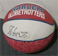 Signed Harlem Globetrotters Basketball No COA