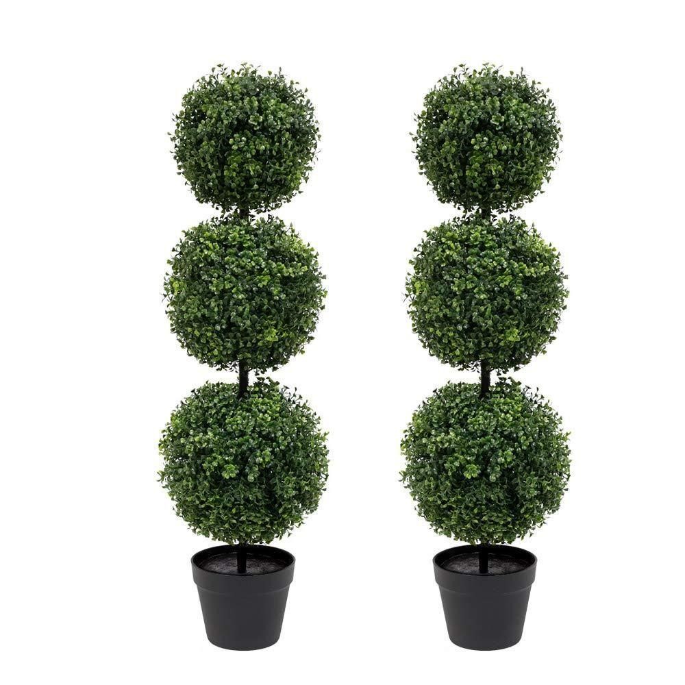 momoplant Artificial Topiary Ball Tree - 38 inch