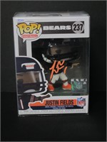 Justin Fields Signed Funko Pop COA Pros