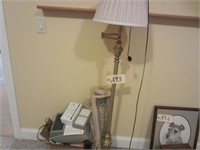Floor lamp, Rug (2'2 x 6'11) HepaAir, misc