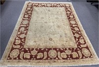 6'5 x 8'2 Persian Oushak Wool Rug