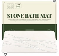 Stone Bath Mat for Bathroom, Diatomite Stone B