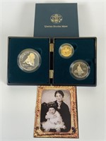 Civil War Commemorative Coins incl. gold;