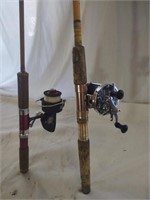 (2) Fishing Poles w/Reels