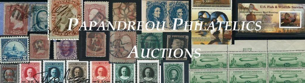 Papandreou Philatelics Stamp Auction #001
