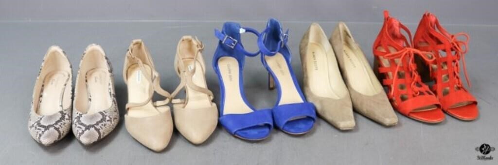 Sz 6.5M Women's High Heel Shoes / 5 Pair