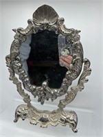 Vintage cherub mirror