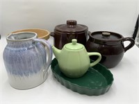 Pottery Pitcher, Stoneware, & More