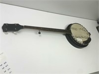 Vintage 5 String Harmony Banjo with Resonator