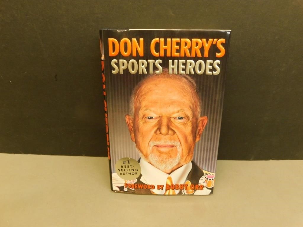Don Cherry sports heroes Autograhed Book