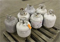 (7) 20lb Propane Tanks