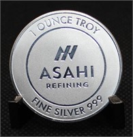 1 oz Asahi Silver Round 999 Fine